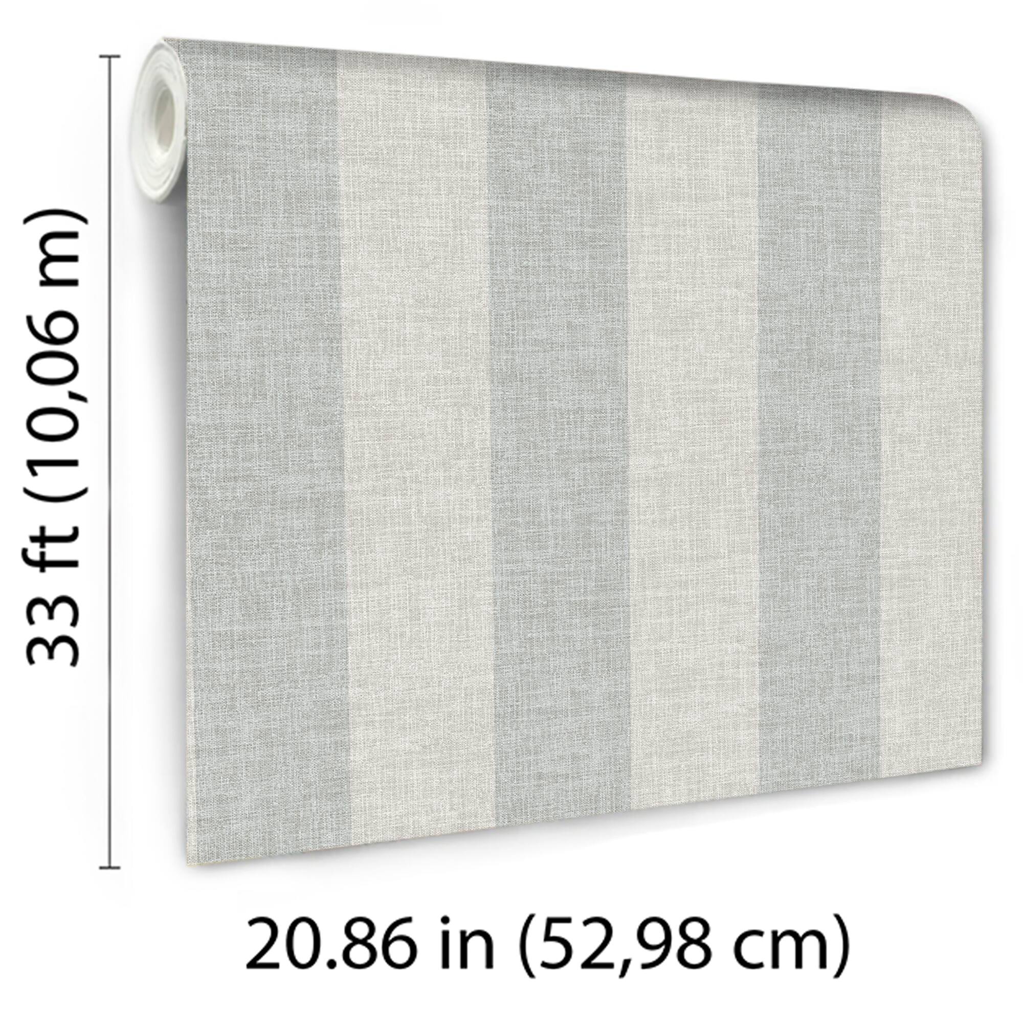 Designs Direct Antibes Linen Stripes Wallpaper